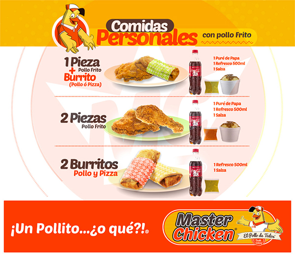 masterchicken comida personal